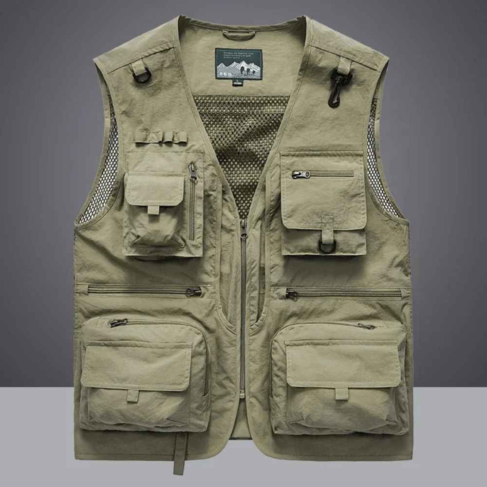 Lightweight Multi - Pocket Mesh Utility Vest | Active Peaks - Active Peaks