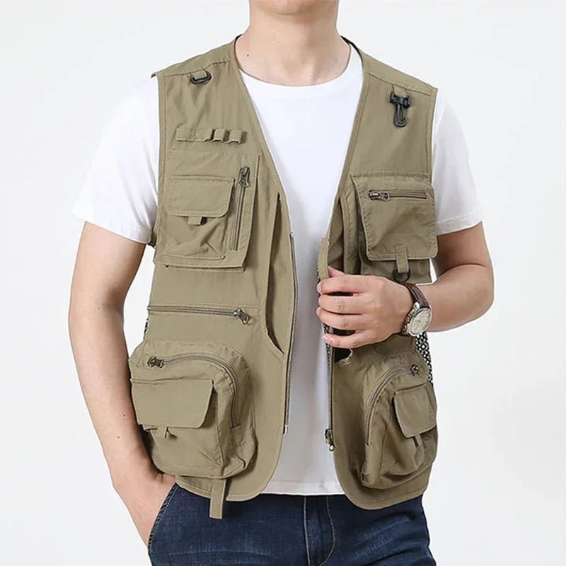 Lightweight Multi - Pocket Mesh Utility Vest | Active Peaks - Active Peaks
