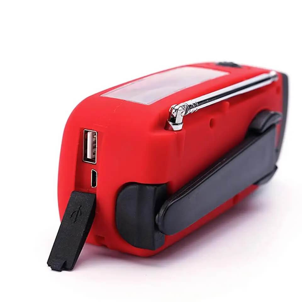 Compact Emergency Radio - Multi - Purpose with LED and Power Bank - Active Peaks