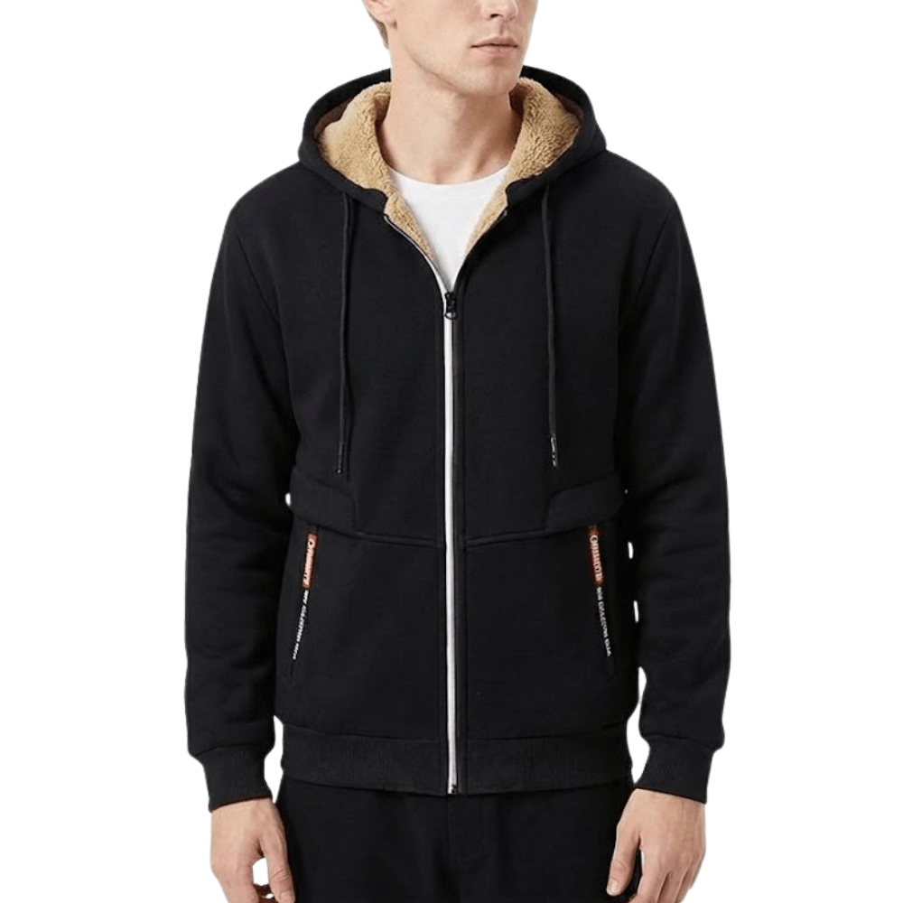 Men’s Fleece - Lined Hooded Jacket | Active Peaks - Active Peaks