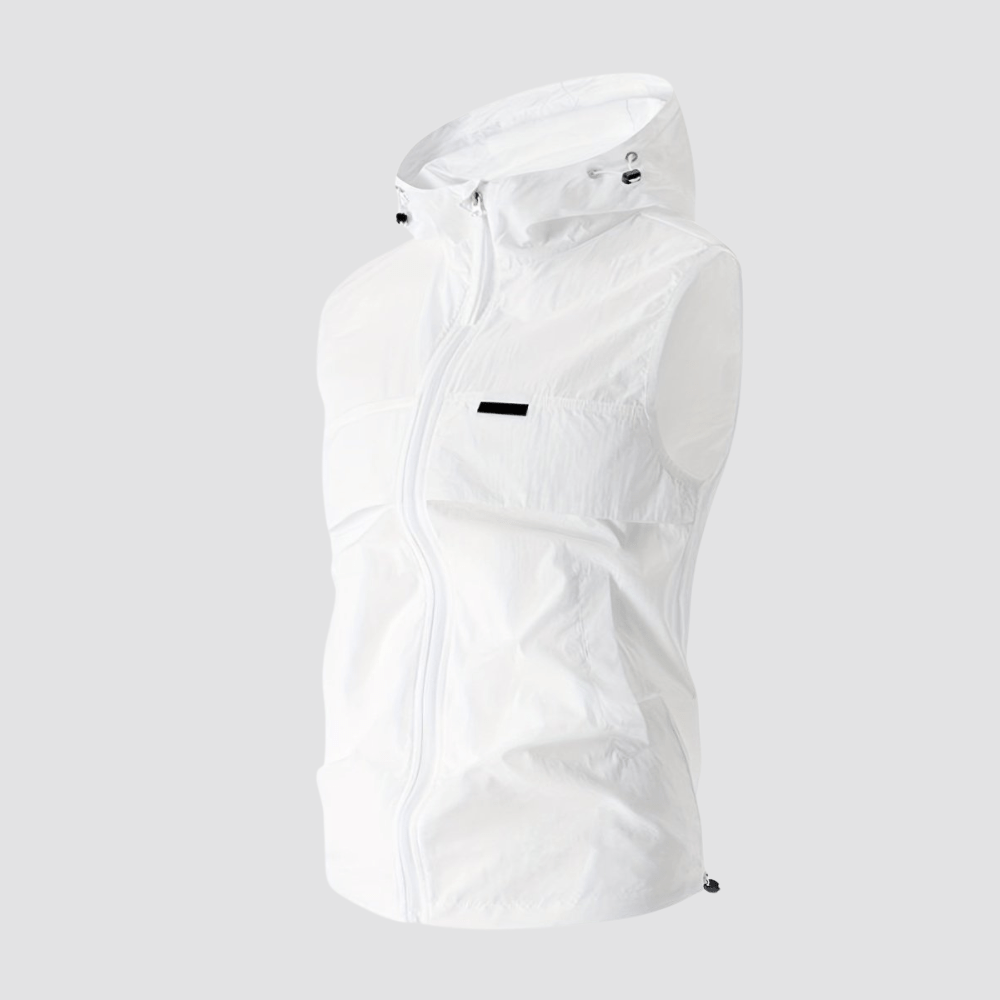 Lightweight Hooded Sleeveless Vest - Active Peaks