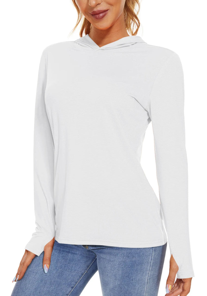 Breathable Long - Sleeve UV Protection Hoodie for Women | Active Peaks - Active Peaks