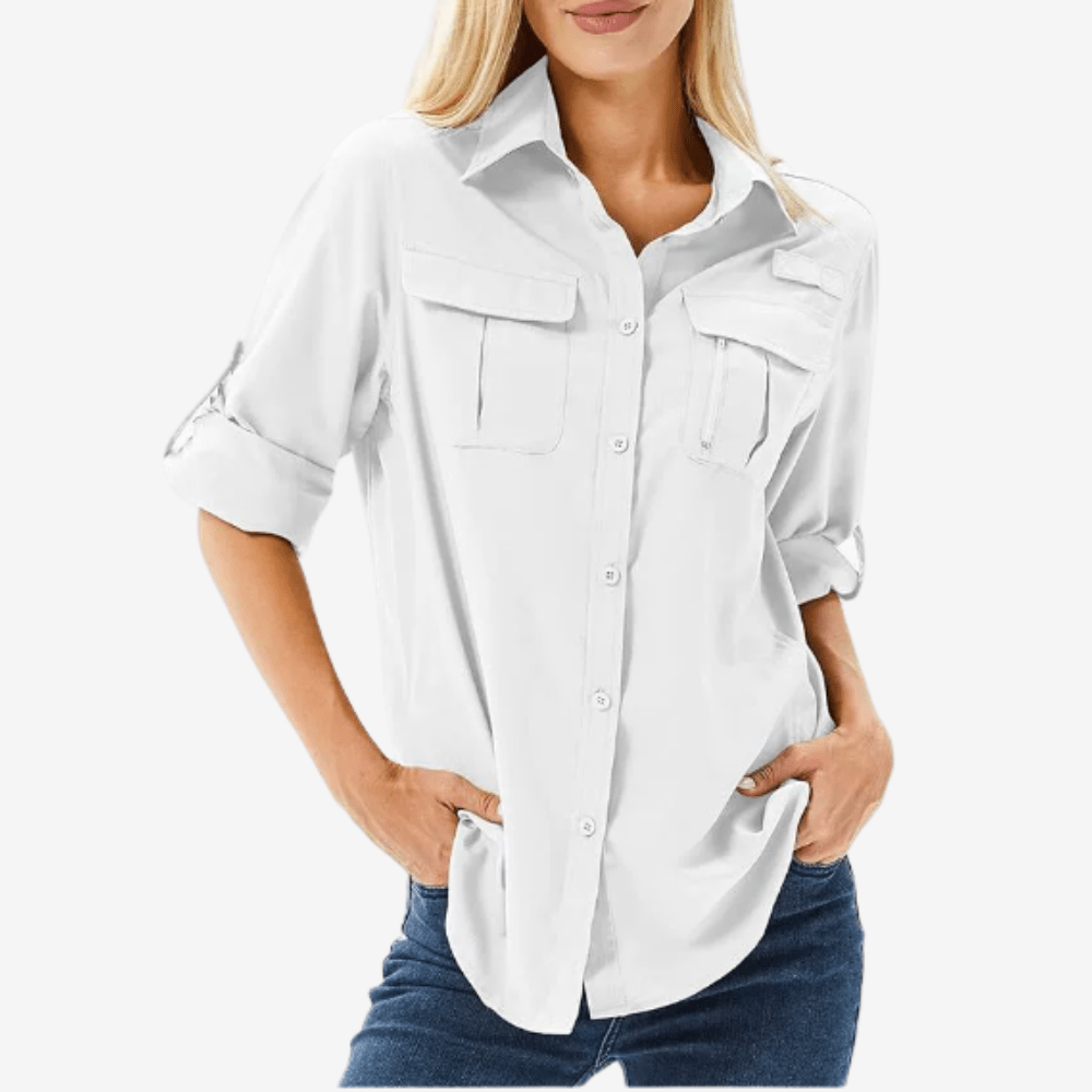 Breathable Long Sleeve Hiking Shirt – Women’s Lightweight | Active Peaks - Active Peaks