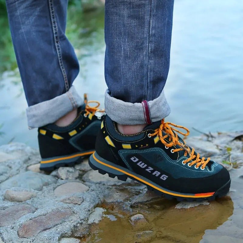 Durable Men’s Low Hiking Shoes – Water - Resistant Outdoor Footwear - Active Peaks