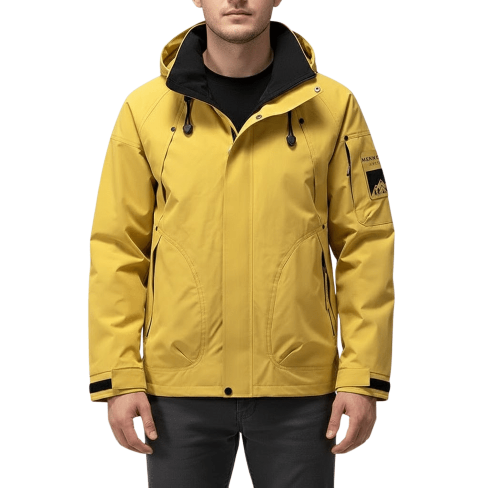Men’s Waterproof Softshell Hiking Jacket Lightweight Windbreaker - Active Peaks
