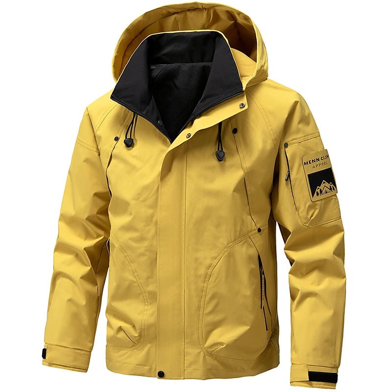 Men’s Waterproof Softshell Hiking Jacket Lightweight Windbreaker - Active Peaks