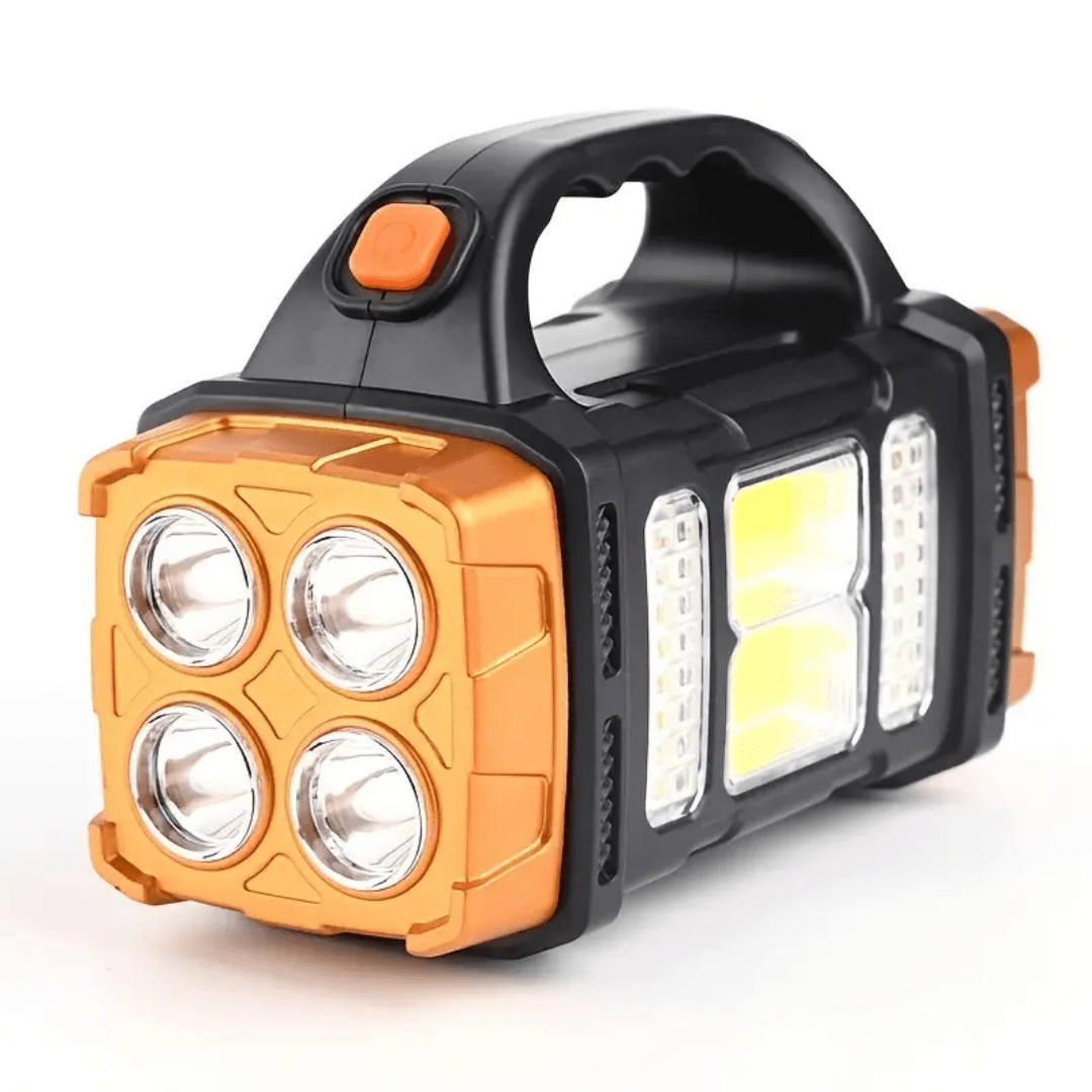 ActivePeaks - Rugged 4-in-1 Solar Emergency Torch and Power Bank