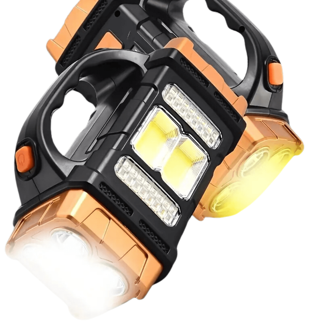 ActivePeaks - Rugged 4-in-1 Solar Emergency Torch and Power Bank