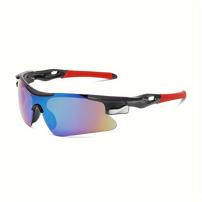 TrailGuard – Windproof Half-Frame Sports Sunglasses for Running & Cycling