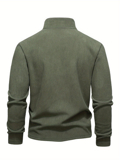 ActivePeaks – Warm & Comfortable Half-Zip Fleece Sweatshirt for Outdoor Activities