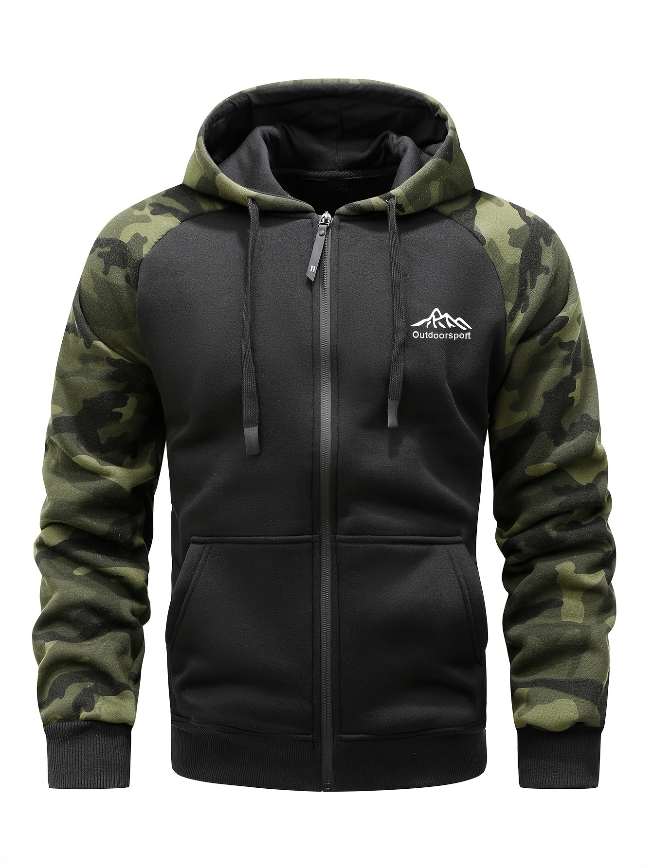 SummitShield – Fleece-Lined Hooded Jacket for Men | Warm & Stylish Zip-Up