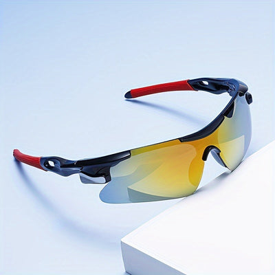 TrailGuard – Windproof Half-Frame Sports Sunglasses for Running & Cycling