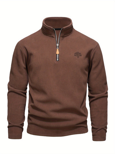 ActivePeaks – Warm & Comfortable Half-Zip Fleece Sweatshirt for Outdoor Activities