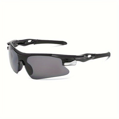 TrailGuard – Windproof Half-Frame Sports Sunglasses for Running & Cycling