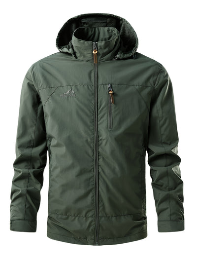 SummitShield – Waterproof & Windproof Multi-Pocket Jacket for All-Season