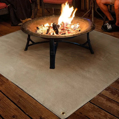 EdgeGuard – Heat-Resistant Fire Pit Mat for BBQ & Outdoor Protection