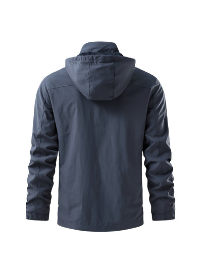 SummitShield – Waterproof & Windproof Multi-Pocket Jacket for All-Season