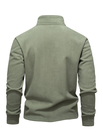 ActivePeaks – Warm & Comfortable Half-Zip Fleece Sweatshirt for Outdoor Activities